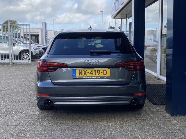Audi A4 Avant 2.0 TFSI ultra Sport S line Edition / NL-Auto / Cruise-Control / Akoestisch-Glas / Afneembare-Trekhaak / Elektr.-Achterklep / Keyless / LED / Radio-Bluetooth / Navi / Flippers / PDC-Achter / 18'' LMV / ENZ.