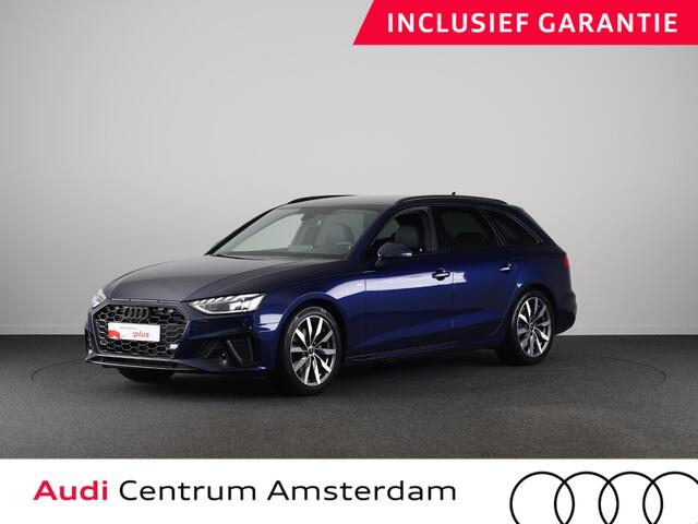 Audi A4 Avant 35 TFSI S edition Competition 150 pk S-tronic | Private lease vanaf ¤ 751,- per maand | Verlengde garantie | Navigatie | Parkeersensoren | Stoelverwarming | S-Line |