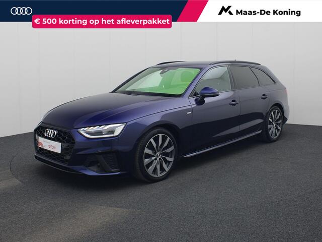 Audi A4 Avant 35 TFSI 150pk S Line · Camera · Elektrische stoelverstelling · Apple/Android Car Play · Bang & Olufsen sound ·