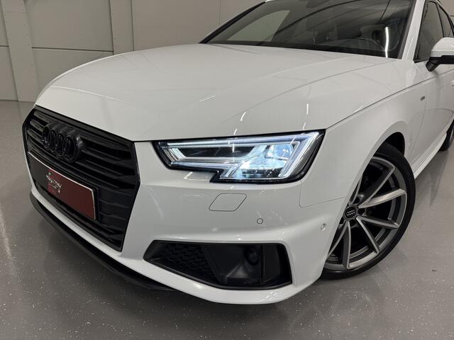 Audi A4 Avant 40 TFSI S-Line PANO/TREKHAAK/SFEER/360CAMERA/ACC/MATRIX/VIRTUAL/KEYLESS/PRIVACY/19"AUDI SPORT/EL.A.KLEP/BLACK-OPTIC/GLETSCHERWEIB METALLIC/NWPRIJS ¤ 66.737,-