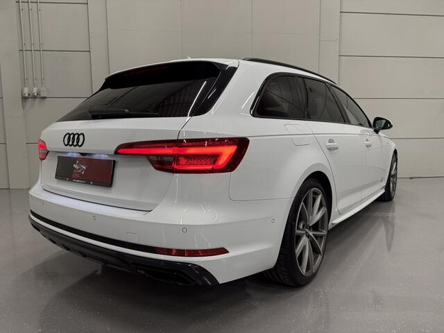 Audi A4 Avant 40 TFSI S-Line PANO/TREKHAAK/SFEER/360CAMERA/ACC/MATRIX/VIRTUAL/KEYLESS/PRIVACY/19"AUDI SPORT/EL.A.KLEP/BLACK-OPTIC/GLETSCHERWEIB METALLIC/NWPRIJS ¤ 66.737,-