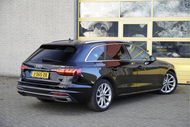 Audi A4 Avant 35 TFSI 150PK! Automaat Business Edition BJ2020 Lmv 18" | Led V+A | Pdc | Navi | Sideskirts | Elek. achterklep | 360° Camera | App-Connect | Dashboard verlichting | Virtual cockpit | Climate control | Cruise control | Verwarmde voorstoelen