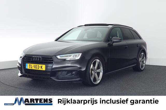 Audi A4 Avant 2.0 TFSI 190pk MHEV Sport S line Black Edition Panoramadak Leder Virtual Cockpit Stoelverwarming Camera ACC
