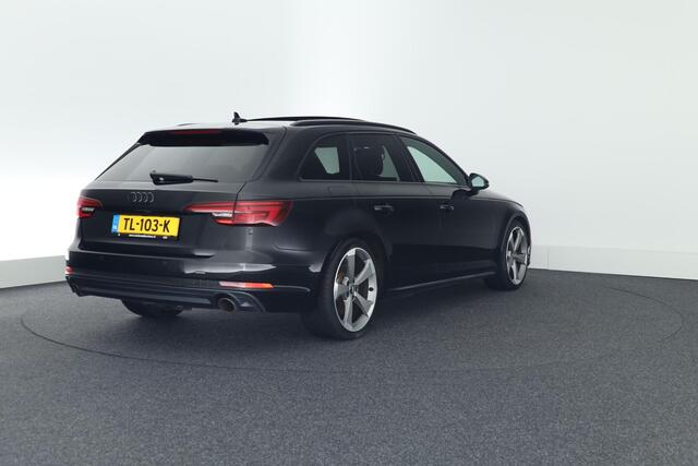 Audi A4 Avant 2.0 TFSI 190pk MHEV Sport S line Black Edition Panoramadak Leder Virtual Cockpit Stoelverwarming Camera ACC