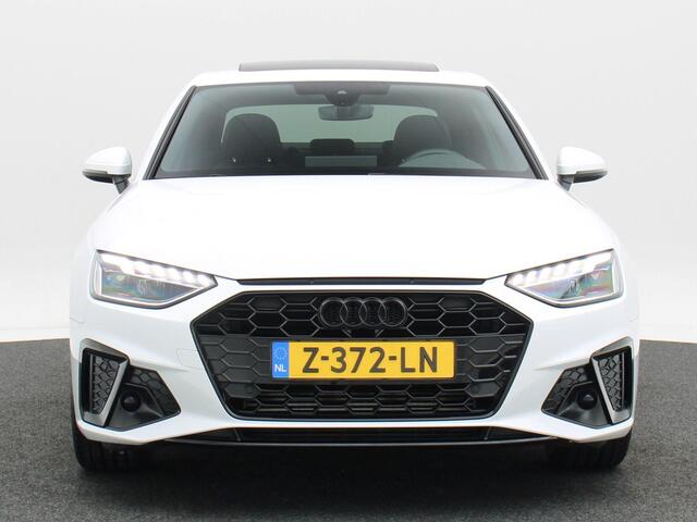 Audi A4 Limousine 35 TFSi S-Line Competition 150 Pk Automaat | Open Dak | Zwart Optiek | Virtual Cockpit | Sportstoelen | CarPlay | LED | Sensoren | 18 Inch | 91.236 Km!