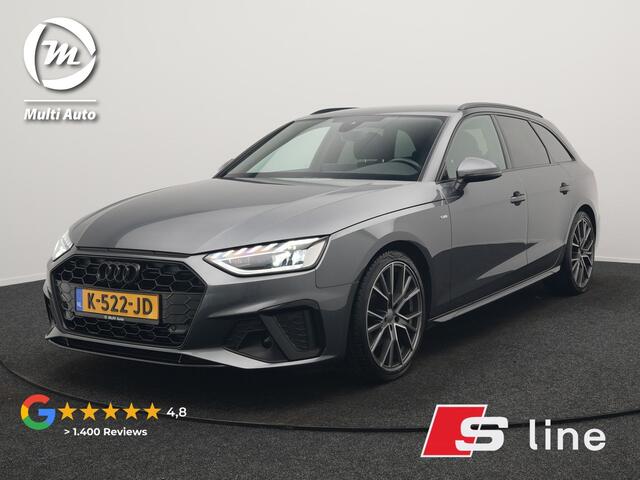 Audi A4 Avant 35 TFSI S Line 150pk Dealer O.H. | 2x S Line | Trekhaak Afn. | Sfeerverlichting | Lederen Sportstoelen Verwarmd | Virtual Cockpit | Matrix LED | Keyless | Apple Carplay | Navigatie | DAB | 19"L.M |