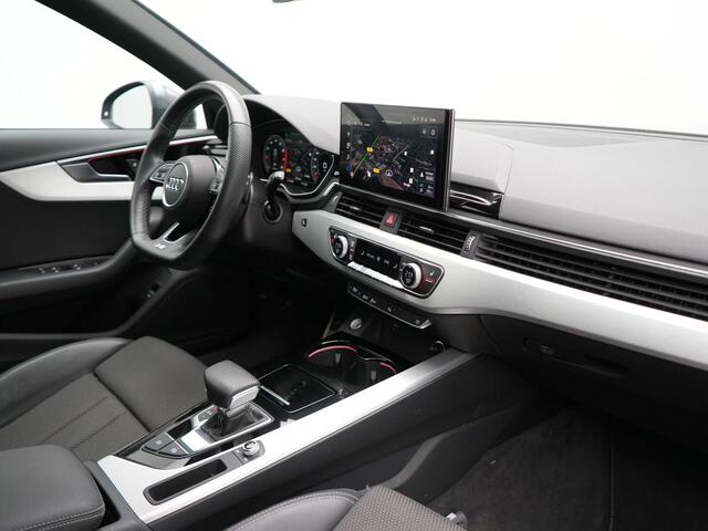 Audi A4 Avant 35 TFSI S Line 150pk Dealer O.H. | 2x S Line | Trekhaak Afn. | Sfeerverlichting | Lederen Sportstoelen Verwarmd | Virtual Cockpit | Matrix LED | Keyless | Apple Carplay | Navigatie | DAB | 19"L.M |