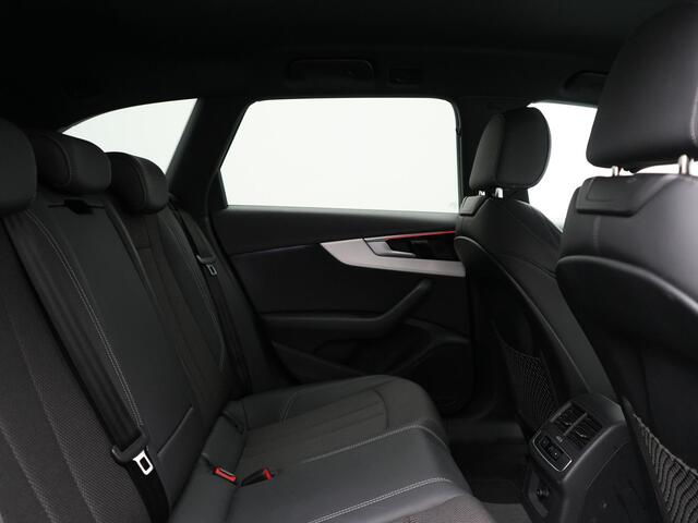 Audi A4 Avant 35 TFSI S Line 150pk Dealer O.H. | 2x S Line | Trekhaak Afn. | Sfeerverlichting | Lederen Sportstoelen Verwarmd | Virtual Cockpit | Matrix LED | Keyless | Apple Carplay | Navigatie | DAB | 19"L.M |