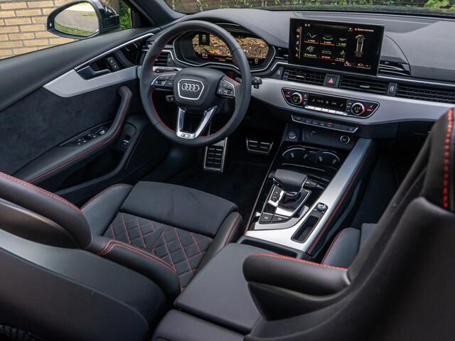 Audi A4 Avant 40 TFSI S edition PANO RS SCHAALSTOEL BLACK OPTIC 19 INCH CAMERA TREKHAAK BOMVOL!!
