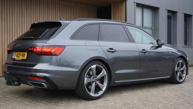 Audi A4 Avant 35 TFSI 150pk 2x S-Line *Black Optik* LED *Elek.Trekhaak* 19inch LM Rotor Virtual Cockpit 58067km! *Daytona Grey*