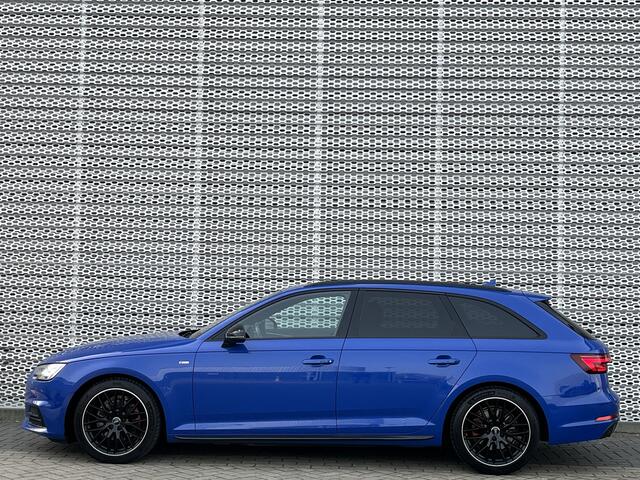 Audi A4 Avant 2.0 TFSI 190PK Sport S line black edition | Nogaroblau RS2 Kleur | Matrix | MMI Navigation | Leder roodstiksel | 18 Inch |