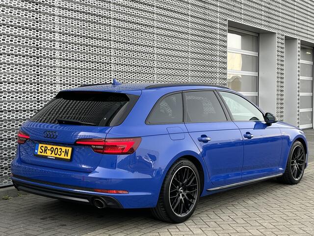 Audi A4 Avant 2.0 TFSI 190PK Sport S line black edition | Nogaroblau RS2 Kleur | Matrix | MMI Navigation | Leder roodstiksel | 18 Inch |