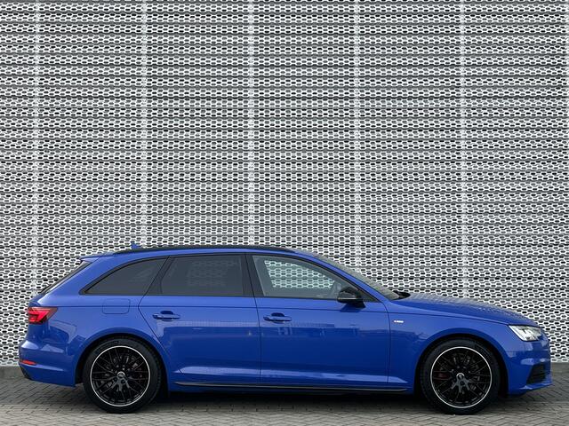 Audi A4 Avant 2.0 TFSI 190PK Sport S line black edition | Nogaroblau RS2 Kleur | Matrix | MMI Navigation | Leder roodstiksel | 18 Inch |