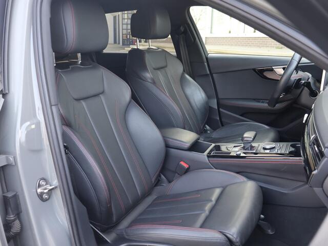 Audi A4 Avant 35 TFSI SPORT S LINE BLACK EDITION QUANTUMGRIJS + LEDER SPORTINTERIEUR | TREKHAAK | 20 INCH