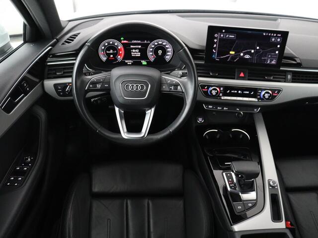 Audi A4 35 TFSI Business Edition | Leder | Stoelverwarming | Trekhaak | Adaptive cruise | Full LED | Carplay | Virtual Cockpit | Navigatie | File Assistent | Climate control | Parkeerhulp | Bluetooth