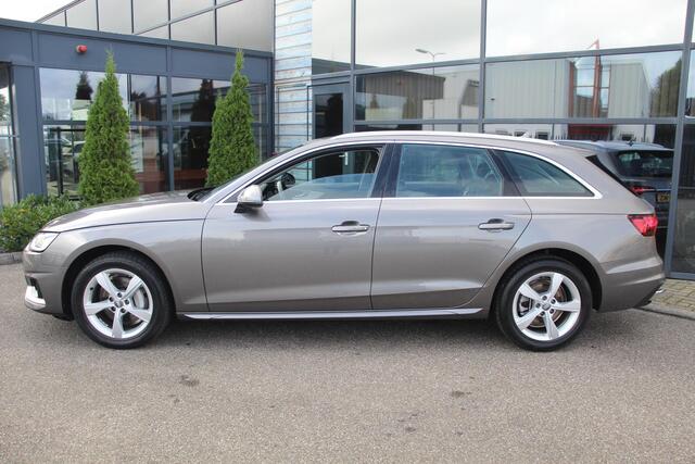 Audi A4 Avant 40 TDI Launch edition Sport 190pk acc-lane assist sportstoelen ledverlichting keyless-go auto-grootlicht pdc v+a allu inlegdelen virtual cockpit schakelpaddels electrische achterkep