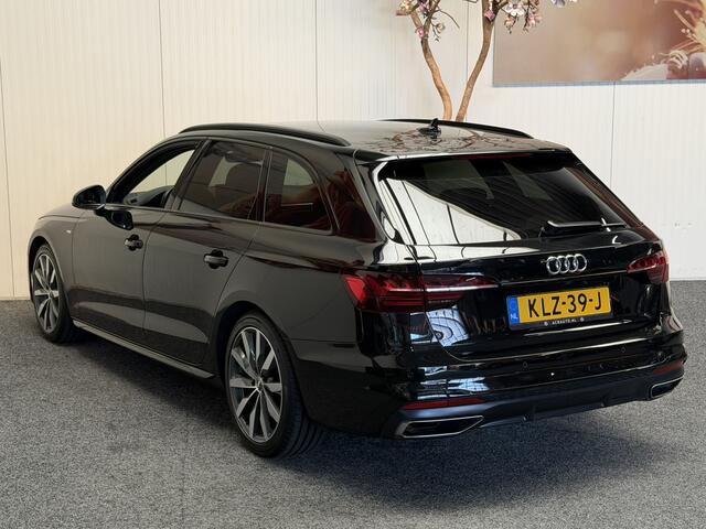 Audi A4 AVANT 35 TFSI 3x S LINE NAVIGATIE CRUISE CONTROL CLIMATE CONTROL BLUETOOTH TELEFOON MEDIA VOORBEREIDING ACHTERUITRIJCAMERA 18" LICHTMETALEN VELGEN ZEER MOOI !!