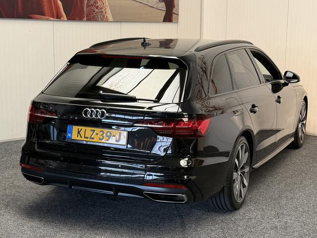 Audi A4 AVANT 35 TFSI 3x S LINE NAVIGATIE CRUISE CONTROL CLIMATE CONTROL BLUETOOTH TELEFOON MEDIA VOORBEREIDING ACHTERUITRIJCAMERA 18" LICHTMETALEN VELGEN ZEER MOOI !!