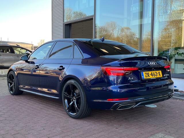 Audi A4 Limousine 40 TFSI 190PK Sport S line black edition / Parkeersensoren / Getint glas / Navigatie / Lederen bekleding / 19'' LMV TRANS