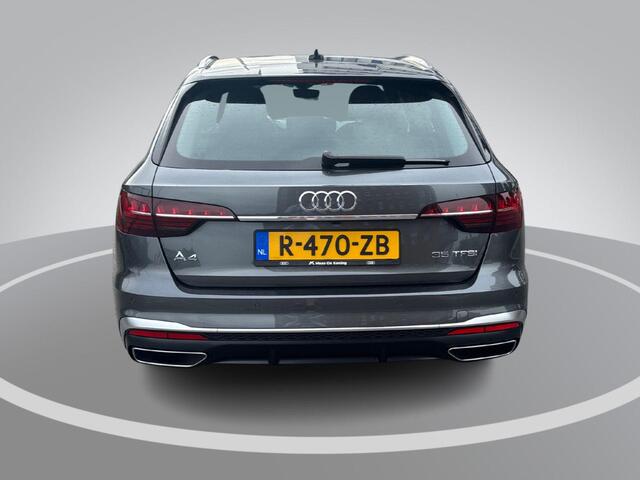 Audi A4 Avant 35 TFSI 150pk S edition · Apple/Android Car Play · Camera · Afgevlakt sportstuur · Virtual Cockpit · Garantie t/m 23-12-2026 of 100.000km