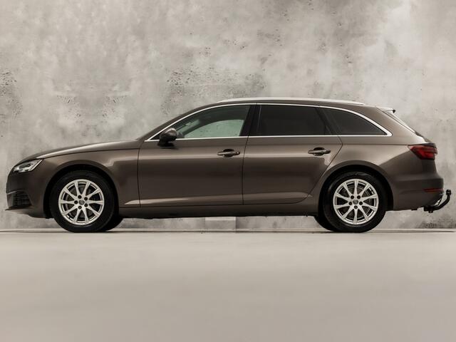 Audi A4 Avant 2.0 TFSI S-Line Sport 190Pk Automaat (NAVIGATIE, SFEERVERLICHTING, PLAT S-LINE SPORTSTUUR, GETINT GLAS, SPORTSTOELEN, CAMERA, TREKHAAK, NIEUWE APK, NIEUWSTAAT)