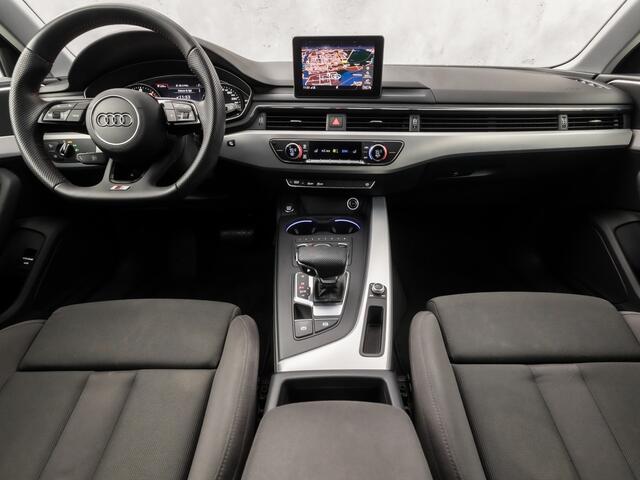 Audi A4 Avant 2.0 TFSI S-Line Sport 190Pk Automaat (NAVIGATIE, SFEERVERLICHTING, PLAT S-LINE SPORTSTUUR, GETINT GLAS, SPORTSTOELEN, CAMERA, TREKHAAK, NIEUWE APK, NIEUWSTAAT)