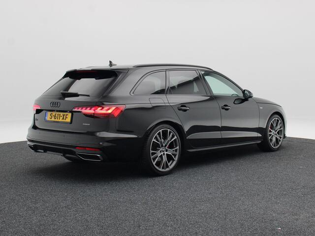 Audi A4 Avant 40 TDi 204 Pk Automaat quattro S-Line | B&O Audio | Adaptive Cruise | CarPlay | Navigatie | Stoelverwarming | Stuurverwarming | Trekhaak | 19 Inch | 103.534 Km!