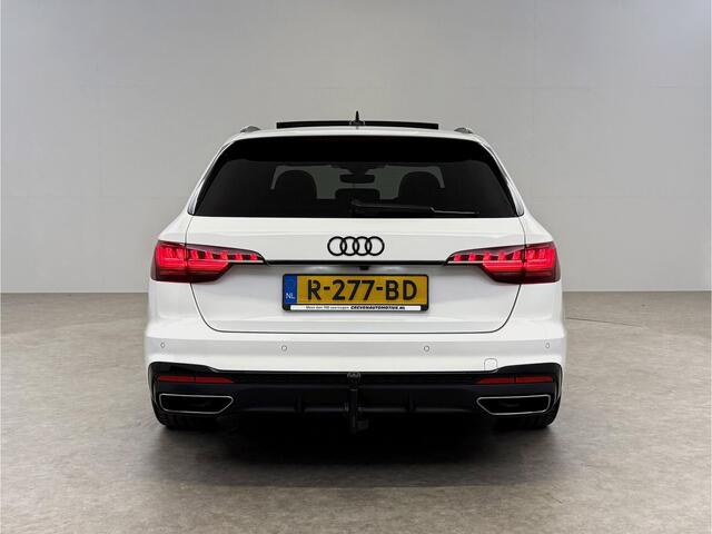 Audi A4 35 TFSI S-Line Competition | Black Edition | Pano | Camera | Virtual | Sfeer | Trekhaak | Carplay | Parkeersens.