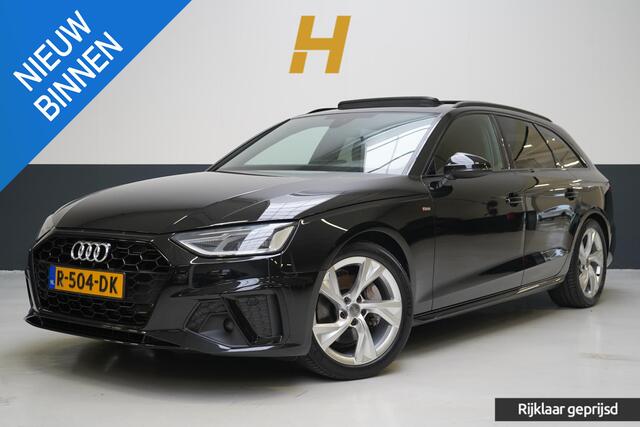 Audi A4 Avant 40 TFSI S edition Competition | Zwart optiek | Panoramadak | Trekhaak | Adaptive | Carplay | Camera | Leder | Sportstoelen