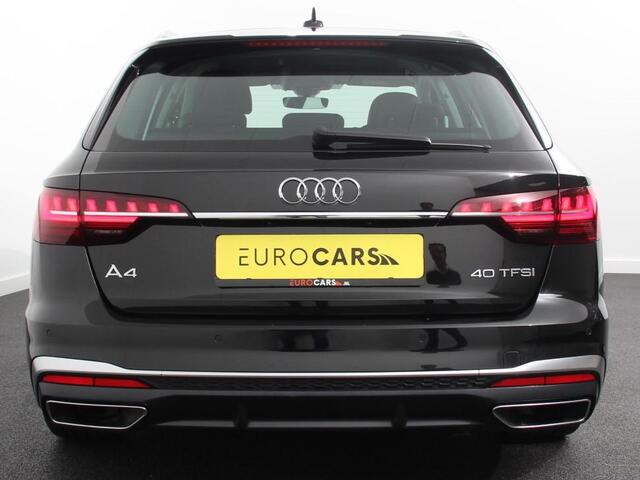 Audi A4 Avant 40 TFSI 205pk Automaat S Line Plus Navigatie Climate Control Cruise control Lichtmetalen velgen Stoelverwarming Parkeersensoren Elektrische achterklep