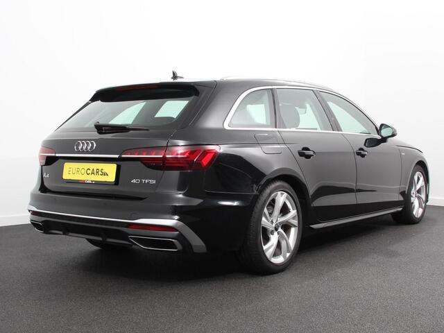 Audi A4 Avant 40 TFSI 205pk Automaat S Line Plus Navigatie Climate Control Cruise control Lichtmetalen velgen Stoelverwarming Parkeersensoren Elektrische achterklep