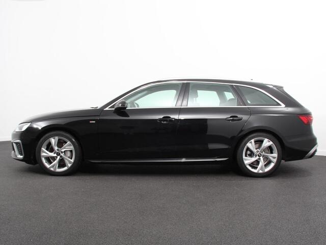 Audi A4 Avant 40 TFSI 205pk Automaat S Line Plus Navigatie Climate Control Cruise control Lichtmetalen velgen Stoelverwarming Parkeersensoren Elektrische achterklep