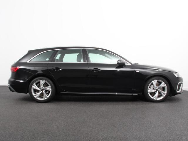 Audi A4 Avant 40 TFSI 205pk Automaat S Line Plus Navigatie Climate Control Cruise control Lichtmetalen velgen Stoelverwarming Parkeersensoren Elektrische achterklep