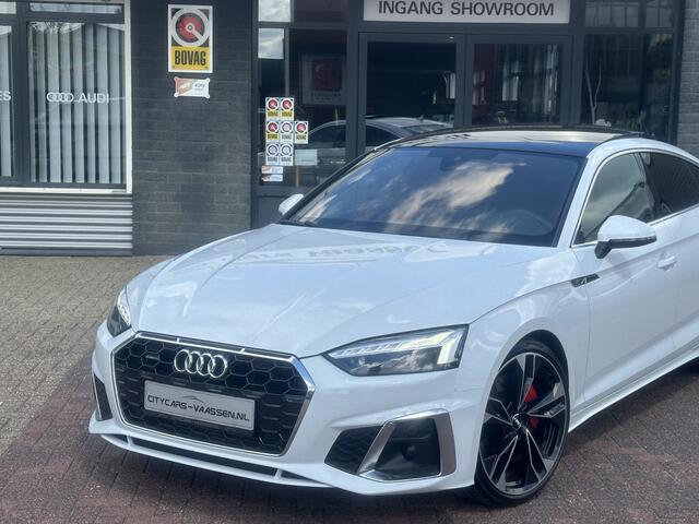 Audi A5 sportback 45 TFSI quattro S edition automaat 245 pk navigatie panodak virtual display half leder/alcantara B&O Laser 20 matrix led dealer onderhouden