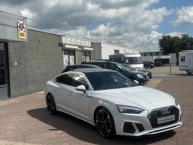 Audi A5 sportback 45 TFSI quattro S edition automaat 245 pk navigatie panodak virtual display half leder/alcantara B&O Laser 20 matrix led dealer onderhouden