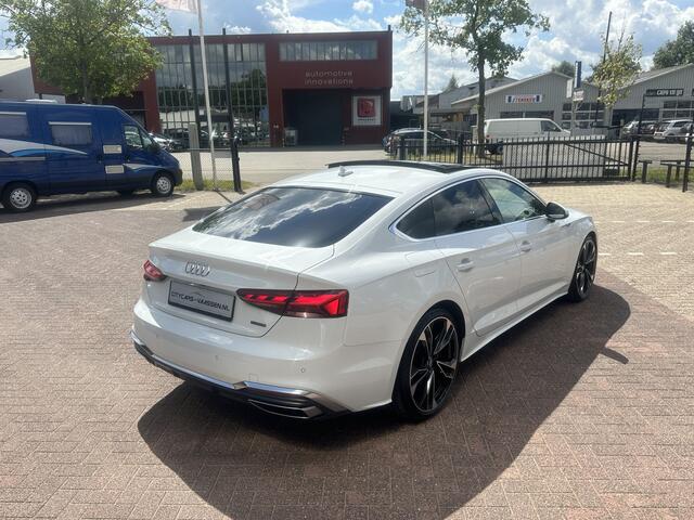 Audi A5 sportback 45 TFSI quattro S edition automaat 245 pk navigatie panodak virtual display half leder/alcantara B&O Laser 20 matrix led dealer onderhouden