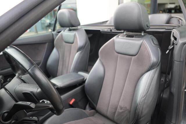 Audi A5 Cabriolet 2.0 TFSI quattro Sport Pro Line S 185KW/252PK Automaat, Door ons onderhouden, Nekverwarming, digitaal instrumentenpaneel, voorstoelen met massage functie + stoelverwarming, windschot, DAB+, 19" LMV, S-Line in en S-Line exterieur