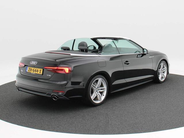 Audi A5 Cabriolet 2.0 TFSi 190 Pk S-Line | Nekverwarming | Cruise | Elek. Stoel | ECC | Carplay | Camera | 19 Inch | 79.955 Km!!