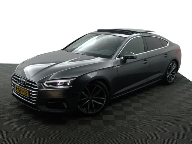Audi A5 Sportback 40 TFSI S Line Aut- Panoramadak, Sfeerverlichting, Xenon Led, Dynamic Select, Keyless, Sport Leder Interieur
