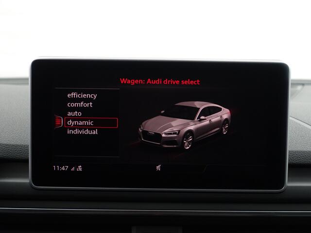 Audi A5 Sportback 40 TFSI S Line Aut- Panoramadak, Sfeerverlichting, Xenon Led, Dynamic Select, Keyless, Sport Leder Interieur
