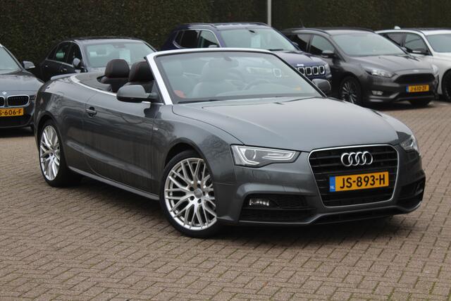 Audi A5 Cabriolet 1.8 TFSI Sport Edition NL Auto! / Leder / Nekverwarming / 19'' / B&O / Elektr. stoelen / Navigatie / DAB / Stoelverwarming