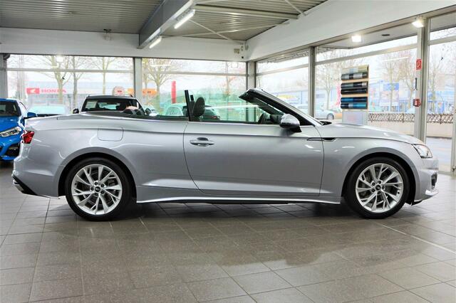 Audi A5 Cabriolet 40 Tfsi ADVANCED ** MATRIX, LEDER, VIRTUAL, ADAPT. CRUISE, MASSAGE, NEKVERW ** 11.498km (!) - UNFALLFREI - 1e EIG * ** INFORMEER OOK NAAR ONZE AANTREKKELIJKE FINANCIAL-LEASE TARIEVEN **