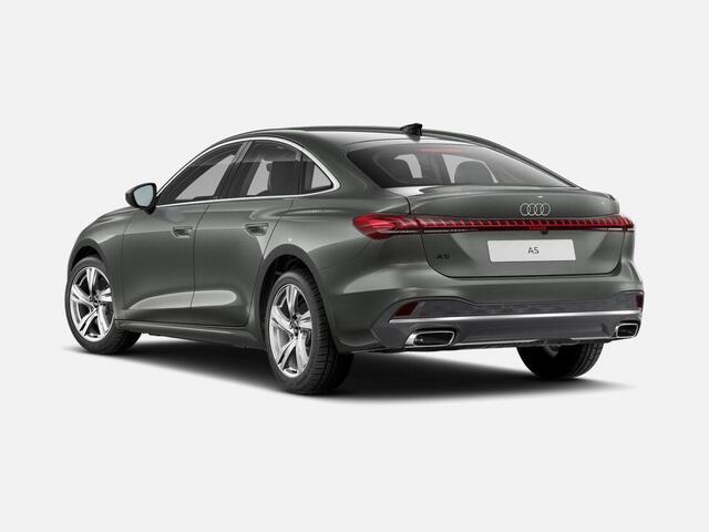 Audi A5 Limousine Advanced edition 35 TFSI 150 pk · First edition · Lederen bekleding · Sportstuur · Elektrisch verst. stoelen · Velgen zwart gepoedercoat