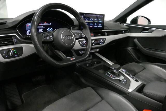Audi A5 Cabriolet 40 TFSI S edition / S Line / Maxton Design Bodykit V.2 / Stoelverwarming / Matrix LED / Apple Carplay - Andriod Auto / Achteruitrijcamera / Audi Sound System / Keyless / Cruise Control / Parkeerassistent / Audi Drive Select / Black Optic