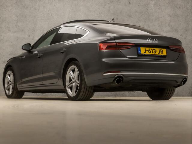 Audi A5 Sportback 2.0 TFSI S-Line Sport 191Pk Automaat (2X S-LINE, SCHUIFDAK, APPLE CARPLAY, GROOT NAVI, BANG&OLUFSEN, MASSAGE, LEDEREN SPORTSTOELEN, STOELVERWARMING VOOR/ACHTER, GETINT GLAS, NIEUWE APK, NIEUWSTAAT)