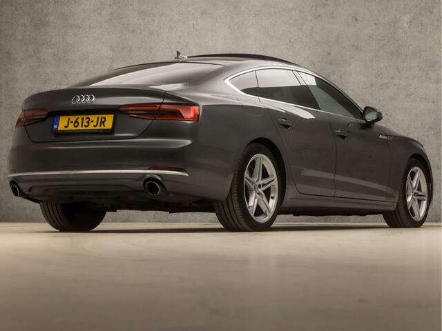 Audi A5 Sportback 2.0 TFSI S-Line Sport 191Pk Automaat (2X S-LINE, SCHUIFDAK, APPLE CARPLAY, GROOT NAVI, BANG&OLUFSEN, MASSAGE, LEDEREN SPORTSTOELEN, STOELVERWARMING VOOR/ACHTER, GETINT GLAS, NIEUWE APK, NIEUWSTAAT)