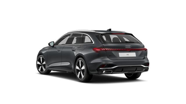 Audi A5 Avant e-hybrid quattro 299 S tronic S edition Automaat | S line-interieur met sportstoelen en zwarte stoffen-kunstlederen bekleding | Sportstoelen voor | Grootlichtassistent | Audi soundsystem | Achteruitrijcamera | Automatisch dimmende binnenspiegel | LE