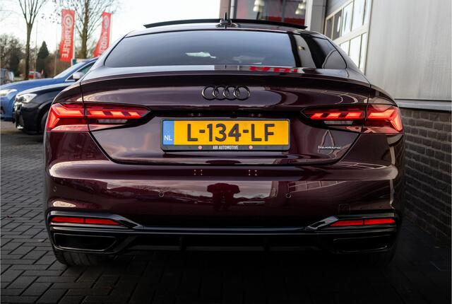 Audi A5 Sportback 40 TFSI 204 pk Quattro S Edition Competition / BTW-Auto/ NL-Auto/ 1-Eigenaar/ Pano-Dak/ Matrix-LED/ Keyless/ B&O-Sound/ 360-Camera/ 19'' LMV