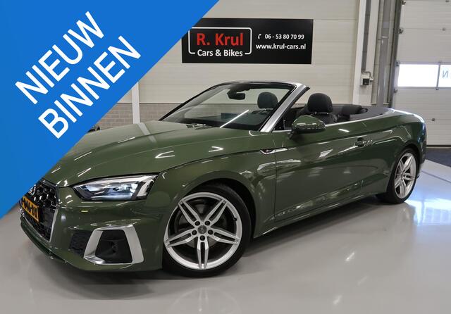 Audi A5 Cabriolet 40 TFSI S Line S Line Leer Virtueel dashboard Bang & Olufsen Drive Select Camera Automaat 19 inch Nieuwstaat Lage kilometerstand