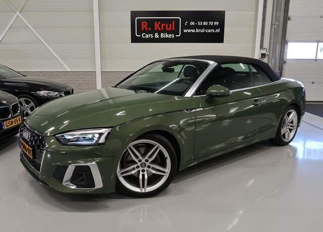 Audi A5 Cabriolet 40 TFSI S Line S Line Leer Virtueel dashboard Bang & Olufsen Drive Select Camera Automaat 19 inch Nieuwstaat Lage kilometerstand